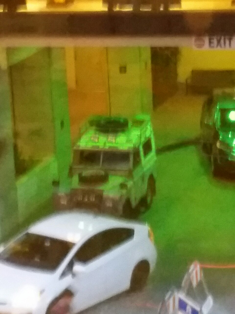 Saw this working late in the Hilton across at the Nikko